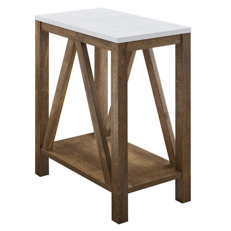 Table d'appoint à cadre en A