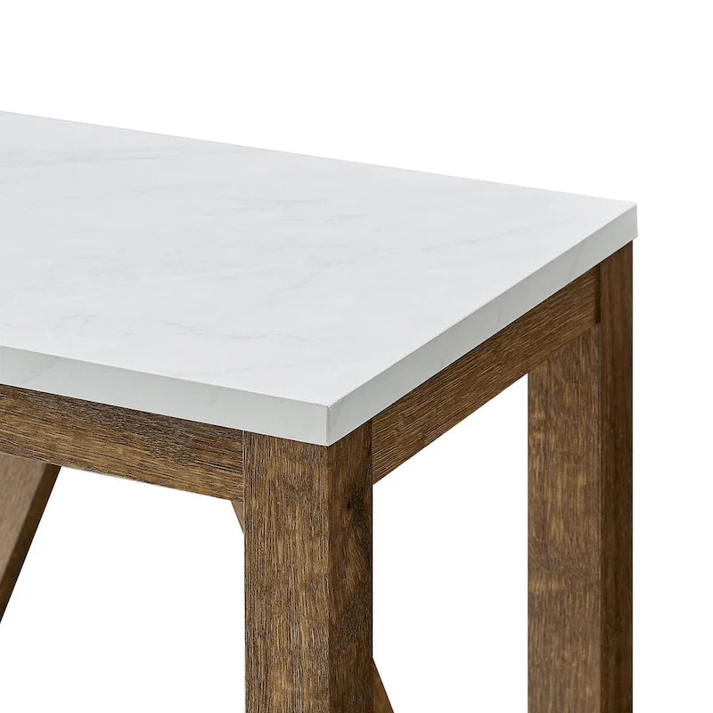 Table d'appoint à cadre en A