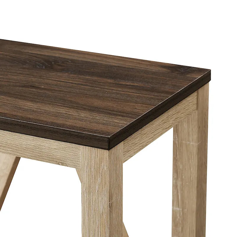Table d'appoint à cadre en A