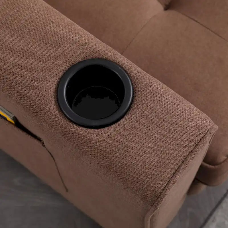 Causeuse capitonnée pliable avec lit gigogne et poches latérales