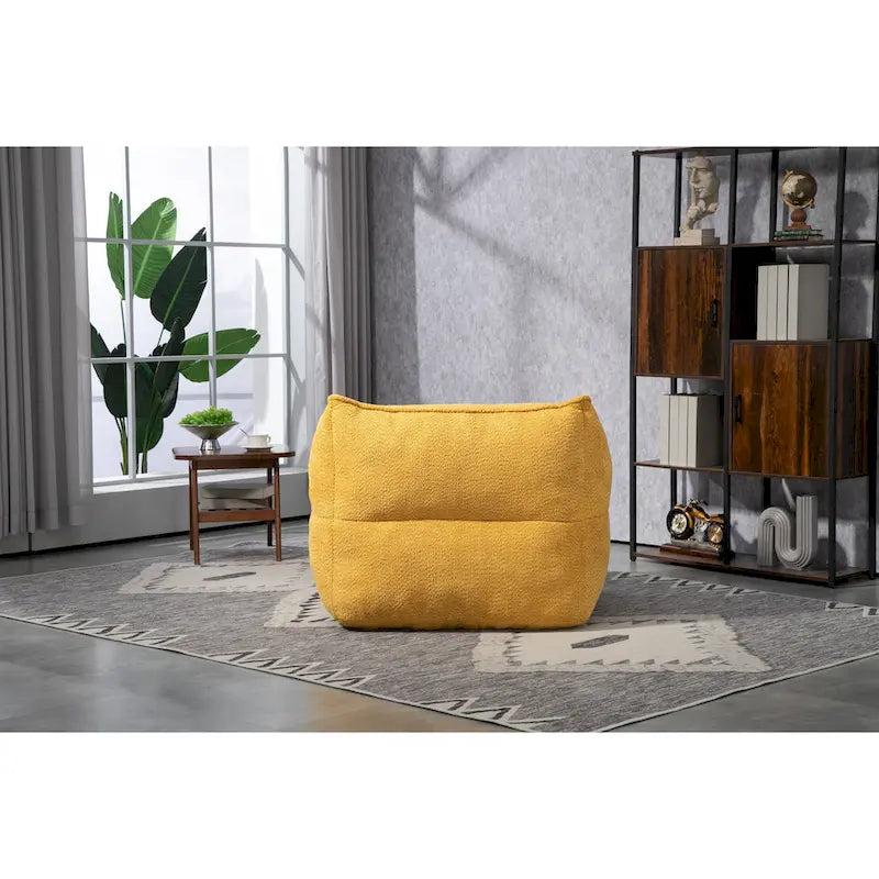 Fauteuil poire Boucle avec rembourrage en mousse à mémoire de forme pour un confort optimal