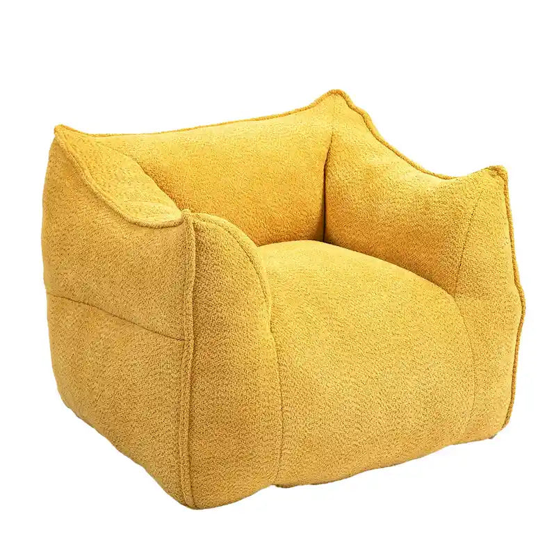 Fauteuil poire Boucle avec rembourrage en mousse à mémoire de forme pour un confort optimal