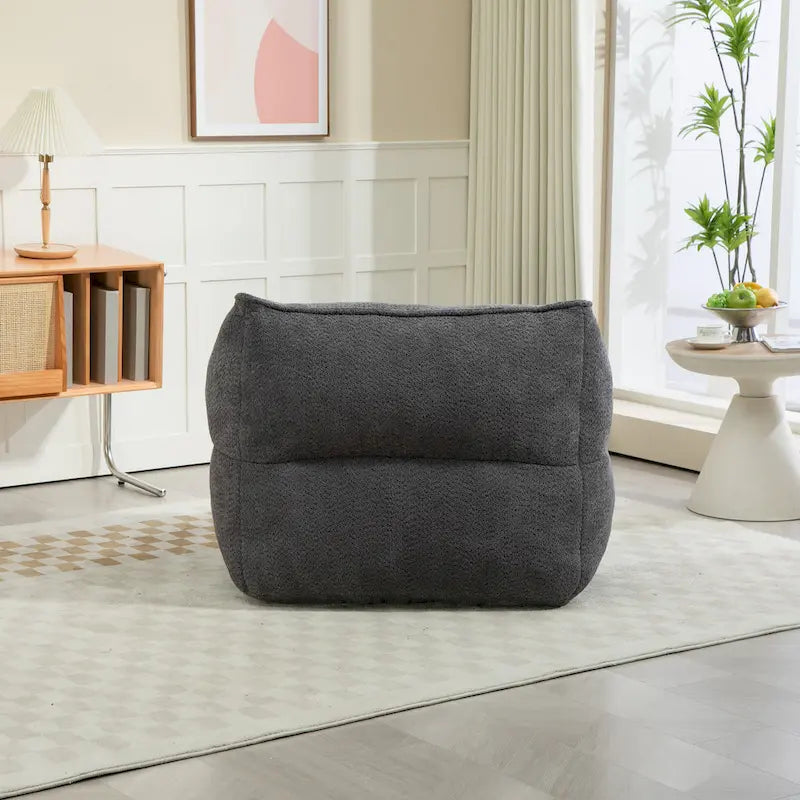 Fauteuil poire Boucle avec rembourrage en mousse à mémoire de forme pour un confort optimal