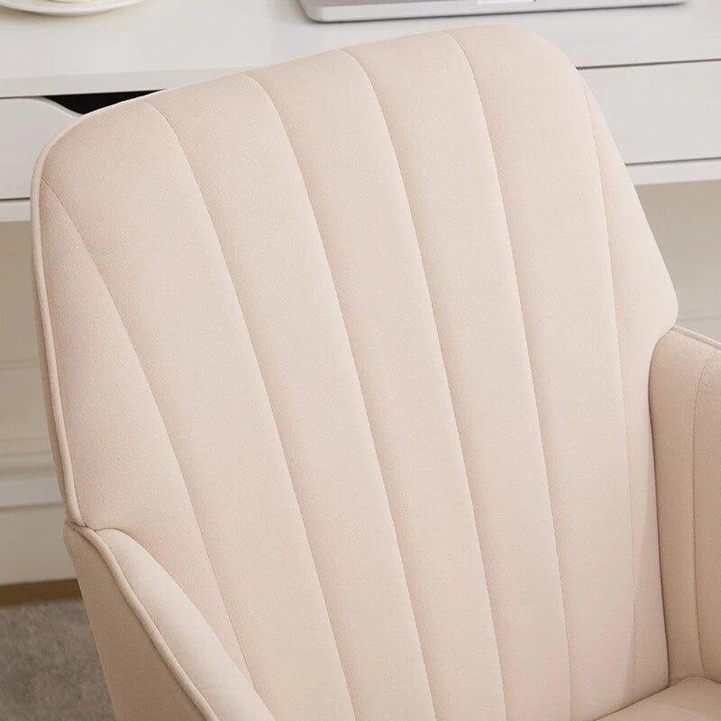 Chaise de bureau réglable, chambre à coucher, chaise pivotante ergonomique, dossier et assise, confortable pour les longues heures assises