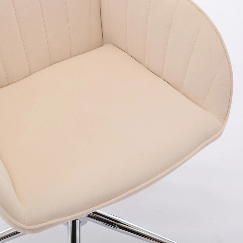 Chaise de bureau réglable, chambre à coucher, chaise pivotante ergonomique, dossier et assise, confortable pour les longues heures assises