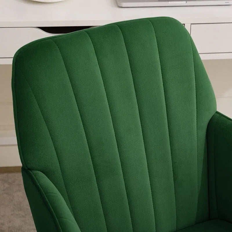 Chaise de bureau réglable, chambre à coucher, chaise pivotante ergonomique, dossier et assise, confortable pour les longues heures assises