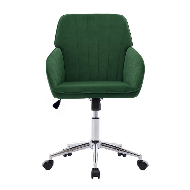 Chaise de bureau réglable, chambre à coucher, chaise pivotante ergonomique, dossier et assise, confortable pour les longues heures assises