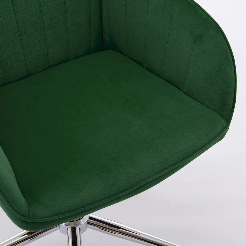 Chaise de bureau réglable, chambre à coucher, chaise pivotante ergonomique, dossier et assise, confortable pour les longues heures assises