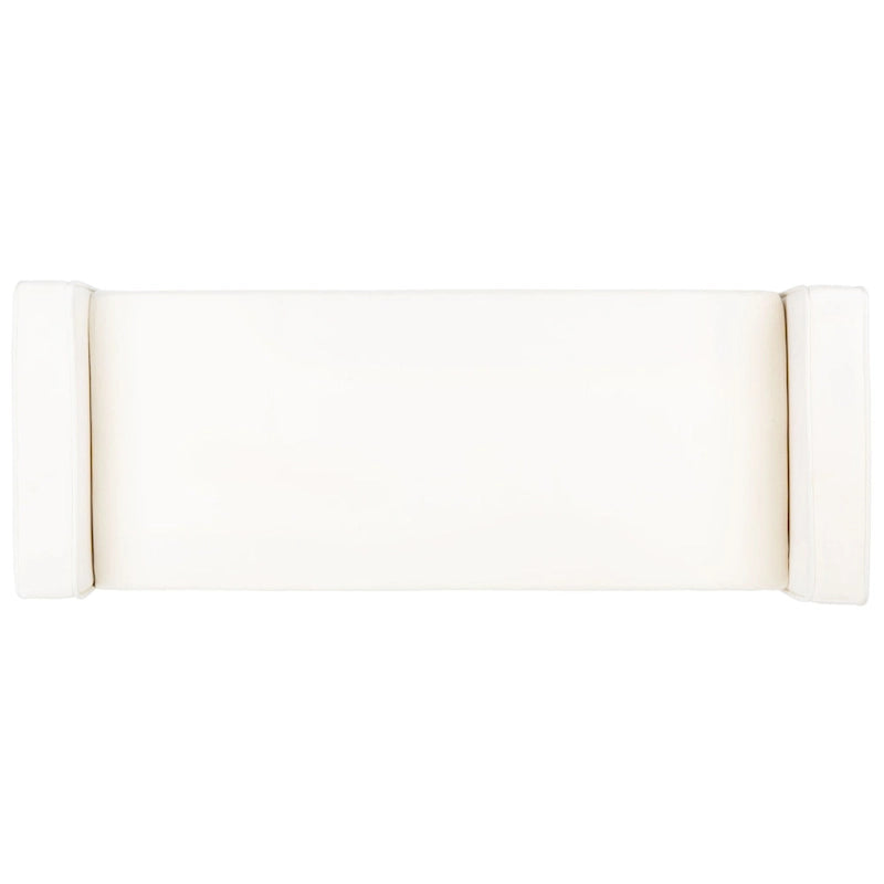 Banc Mid-Century Modern de 25 pouces - 49 L x 18 P x 25 H - 49Lx18Px25H