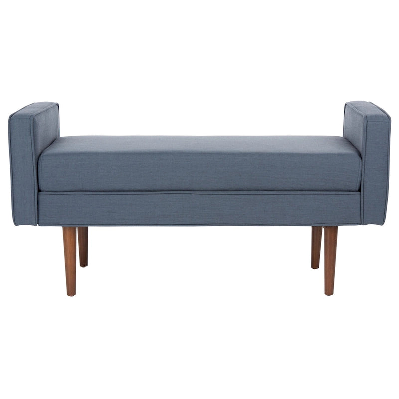 Banc Mid-Century Modern de 25 pouces - 49 L x 18 P x 25 H - 49Lx18Px25H