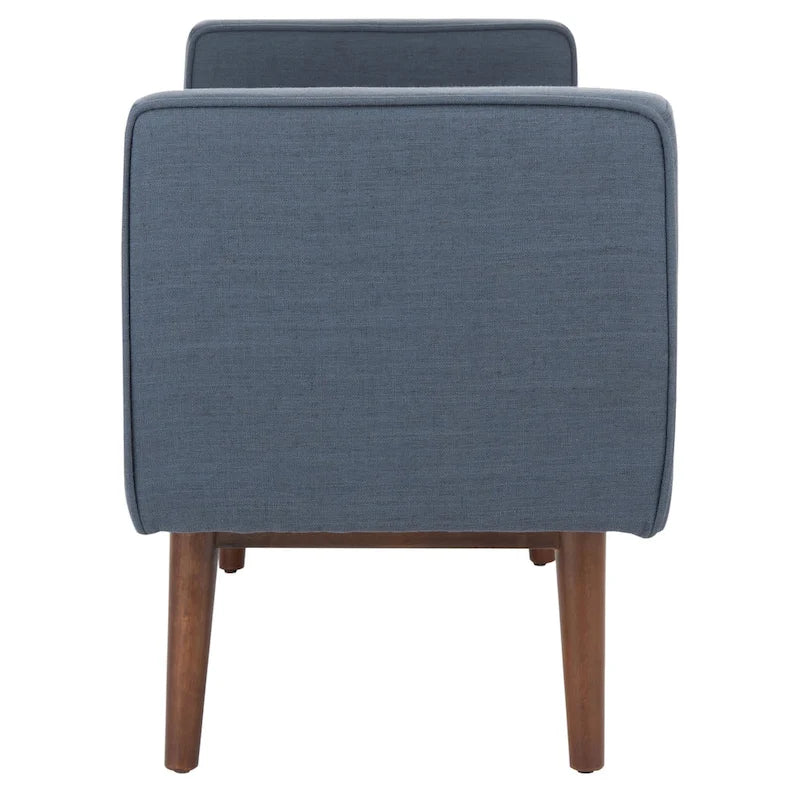 Banc Mid-Century Modern de 25 pouces - 49 L x 18 P x 25 H - 49Lx18Px25H
