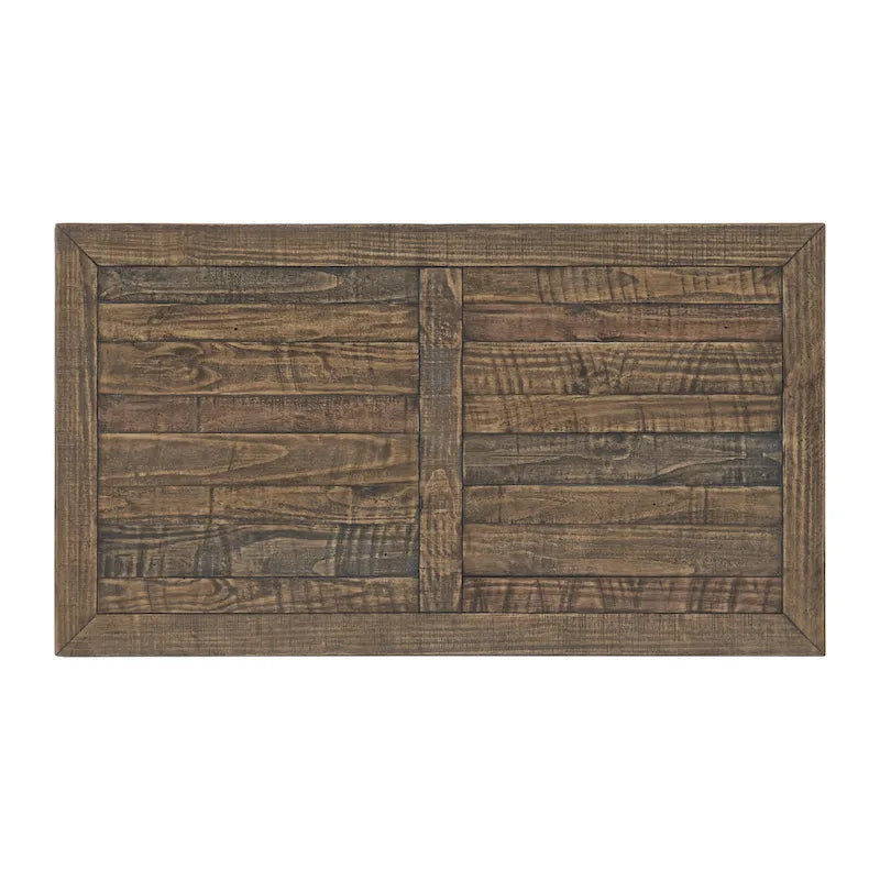 Table basse sur pied en bois massif de 50 cm