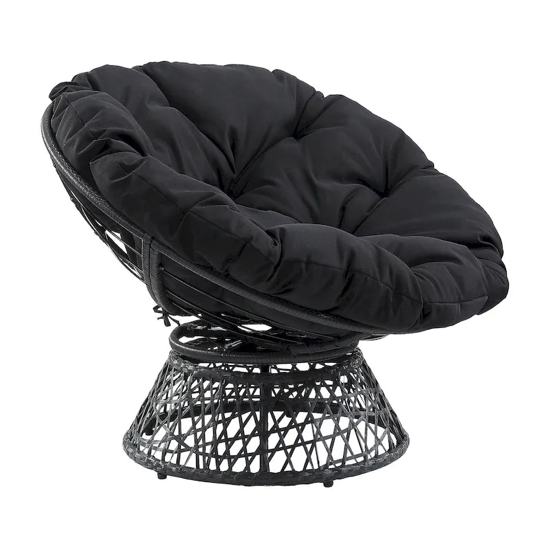 Le Fauteuil Papasan en Osier Tressé