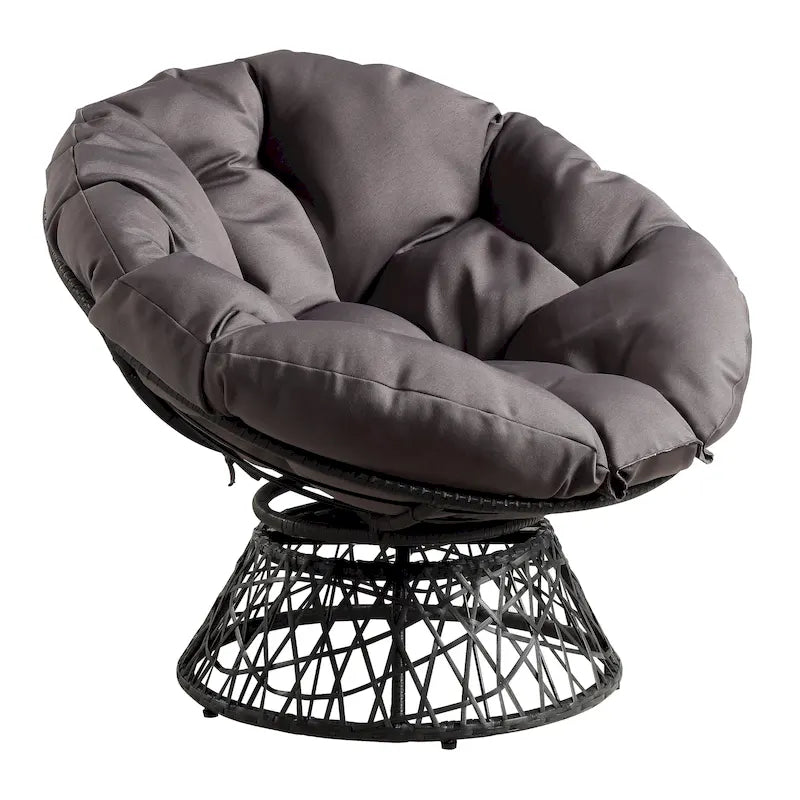 Le Fauteuil Papasan en Osier Tressé