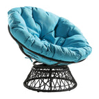 The Curated Nomad Avoca Woven Wicker Papasan Chair