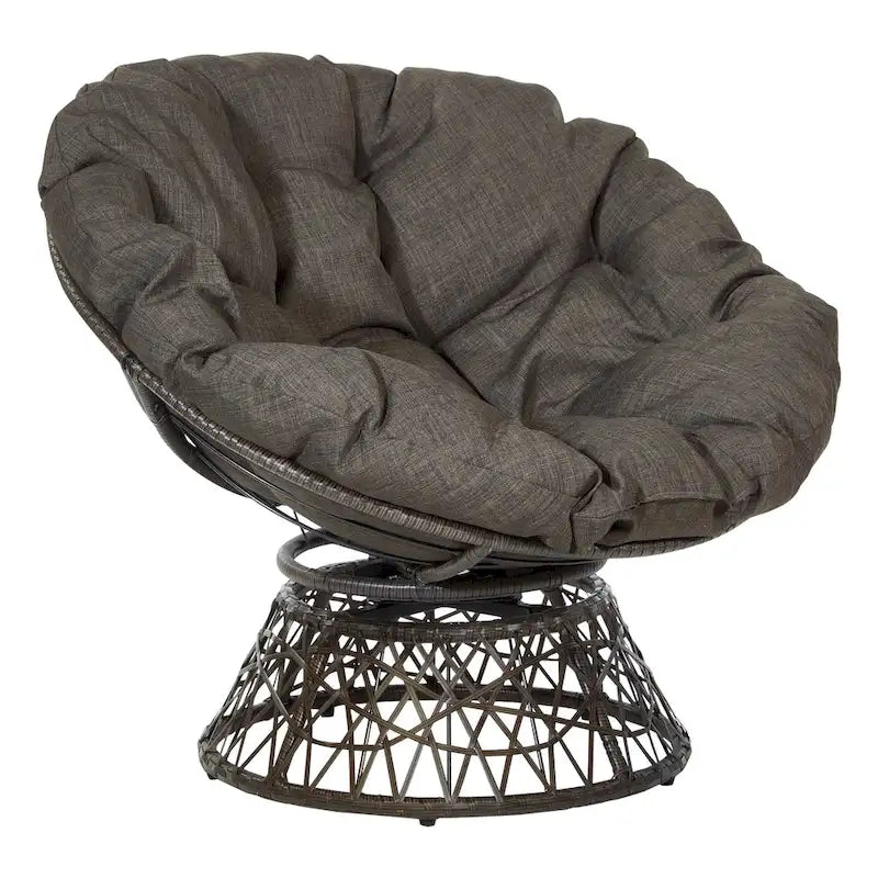 Le Fauteuil Papasan en Osier Tressé