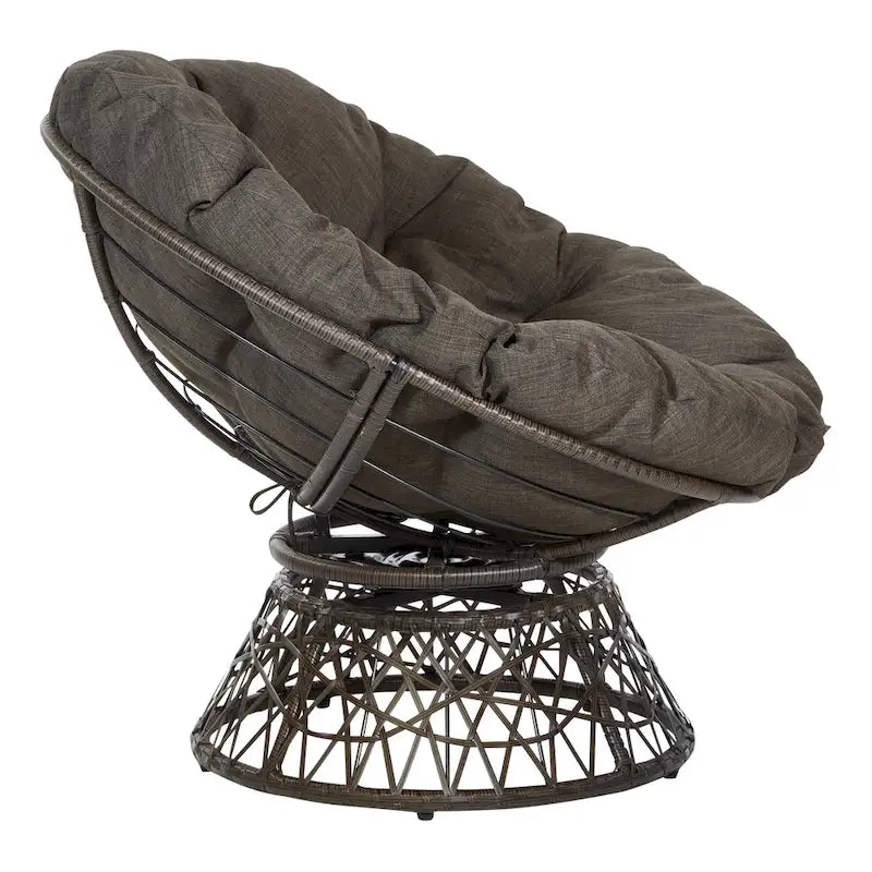 Le Fauteuil Papasan en Osier Tressé