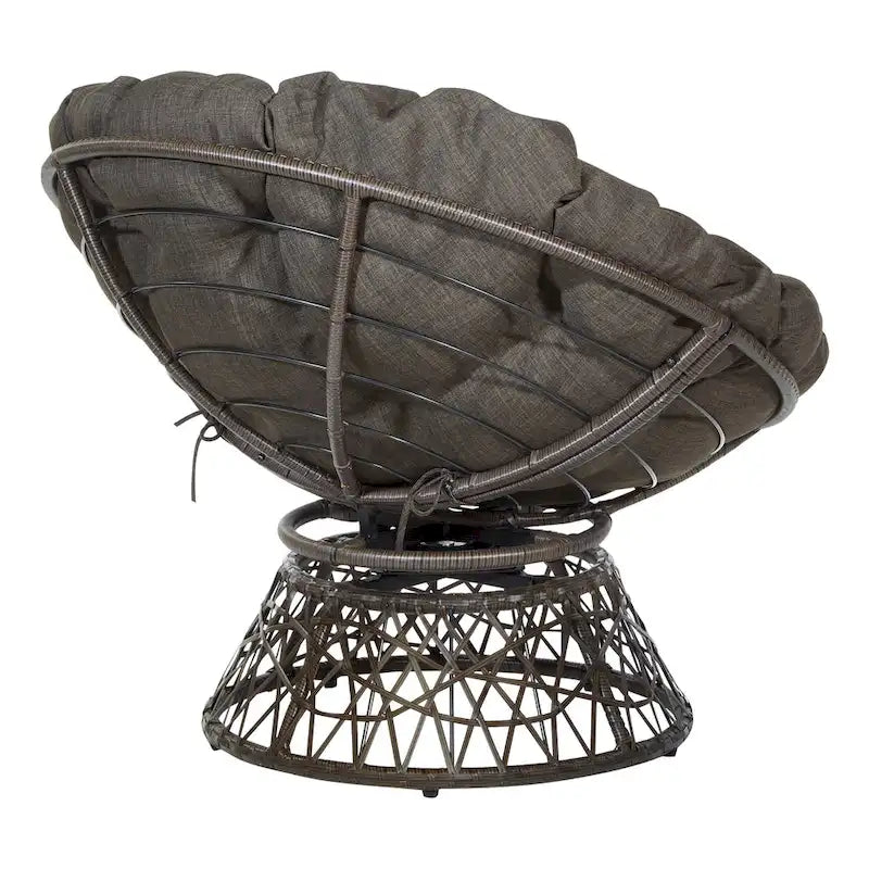 Le Fauteuil Papasan en Osier Tressé