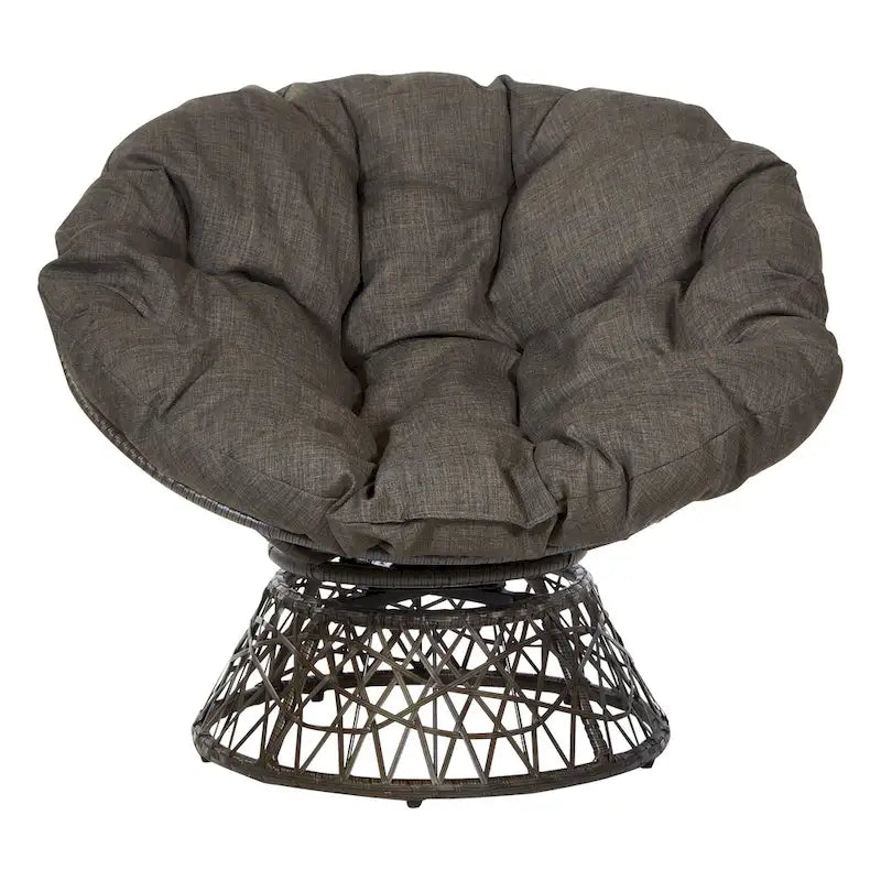 Le Fauteuil Papasan en Osier Tressé