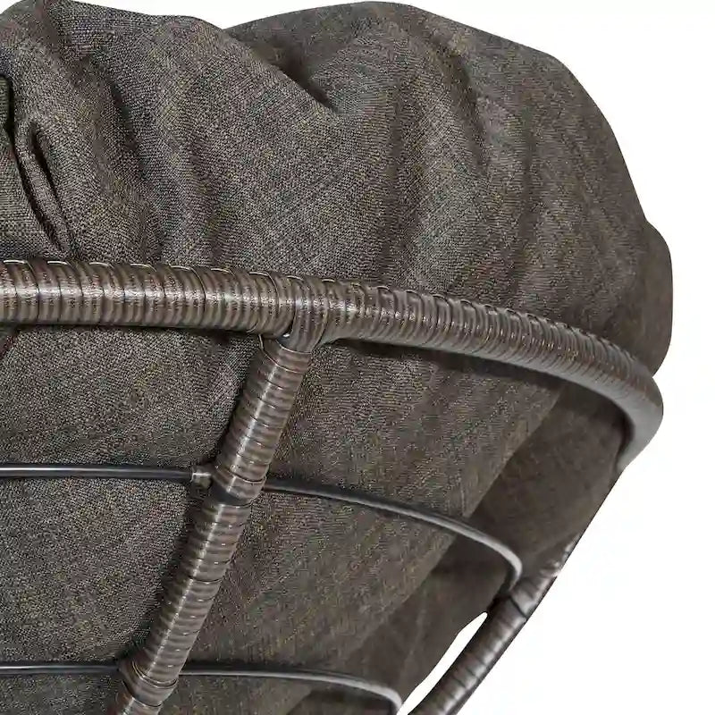 Le Fauteuil Papasan en Osier Tressé