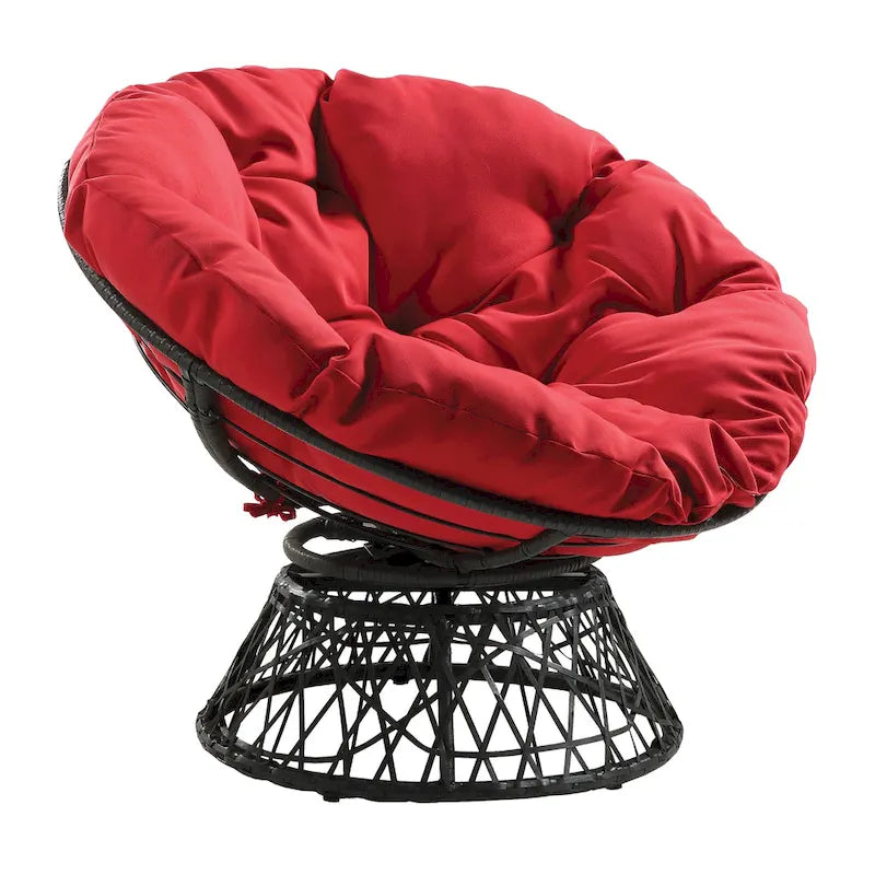 Le Fauteuil Papasan en Osier Tressé
