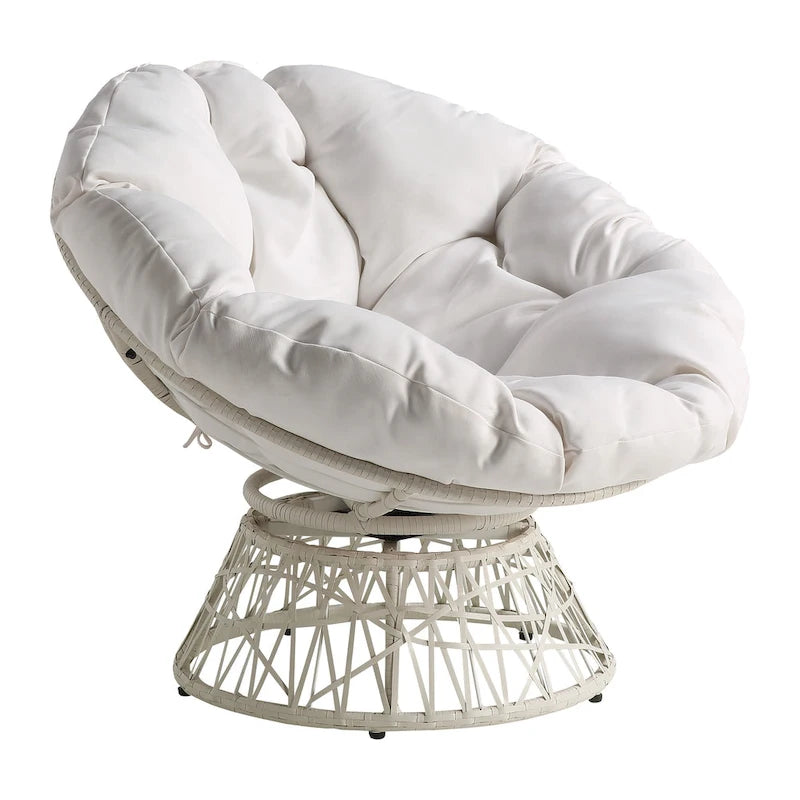 Le Fauteuil Papasan en Osier Tressé