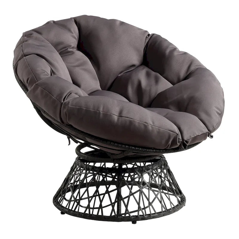 Le Fauteuil Papasan en Osier Tressé