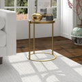 Table d'appoint ronde de 16 po de large