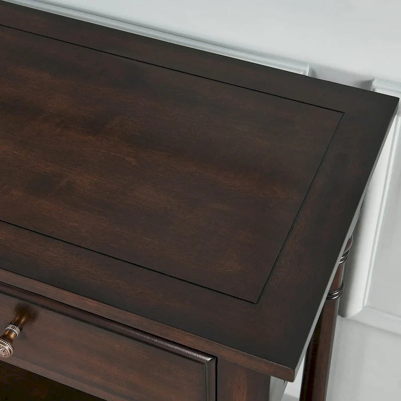 Table d'entrée avec tiroirs de rangement, console avec étagère