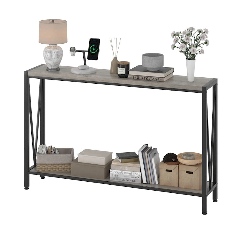 39,4 Derrière la table basse, table de canapé étroite