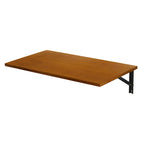 Bureau pliant mural multifonctionnel en bois avec étagère et établi