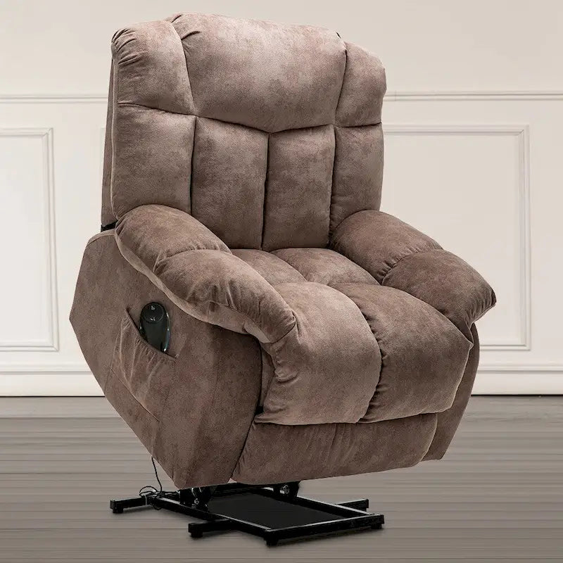 Fauteuil inclinable releveur pour personnes âgées, mécanisme d'inclinaison robuste et sûr - Canapé en tissu pour salon