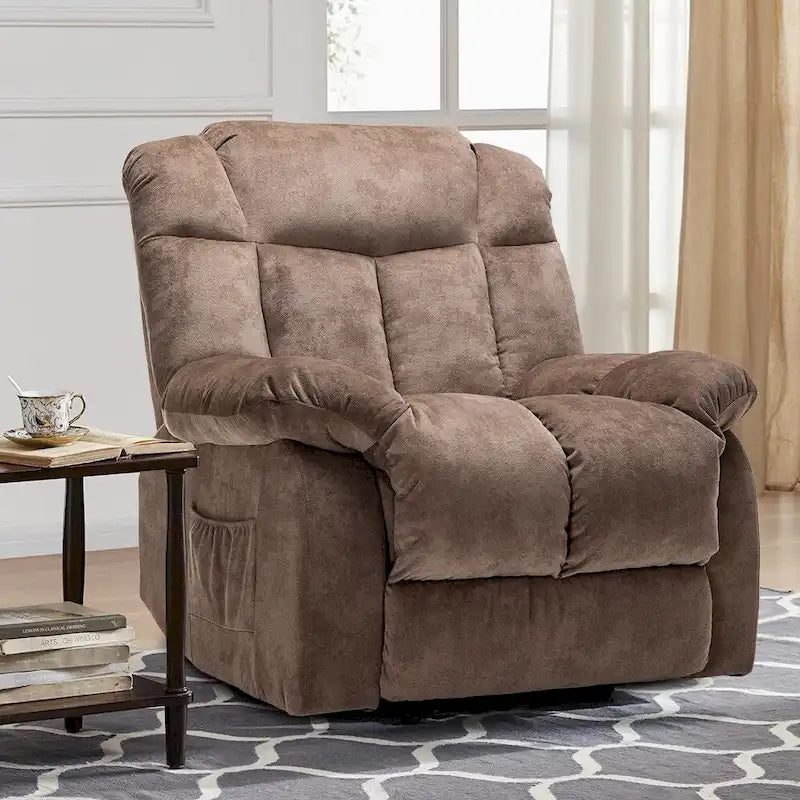 Fauteuil inclinable releveur pour personnes âgées, mécanisme d'inclinaison robuste et sûr - Canapé en tissu pour salon