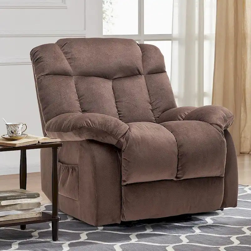 Fauteuil inclinable releveur pour personnes âgées, mécanisme d'inclinaison robuste et sûr - Canapé en tissu pour salon