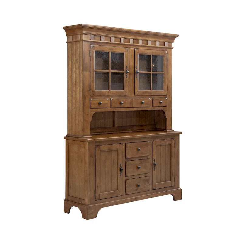 Buffet et Vaisselier en Chêne Rustique