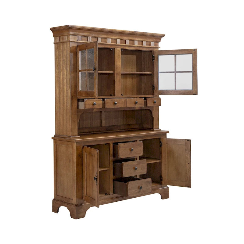 Buffet et Vaisselier en Chêne Rustique