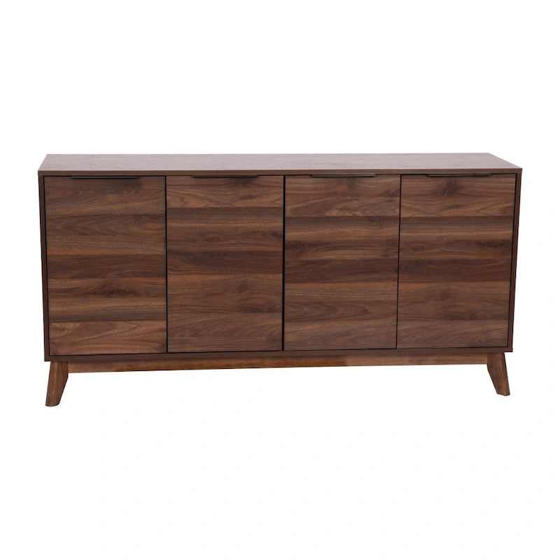 Bahut de 60 po avec 4 portes à fermeture amortie et étagères réglables – 15,75P x 59,25L x 29,75H