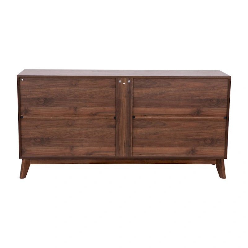 Bahut de 60 po avec 4 portes à fermeture amortie et étagères réglables – 15,75P x 59,25L x 29,75H