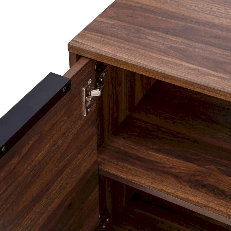 Bahut de 60 po avec 4 portes à fermeture amortie et étagères réglables – 15,75P x 59,25L x 29,75H