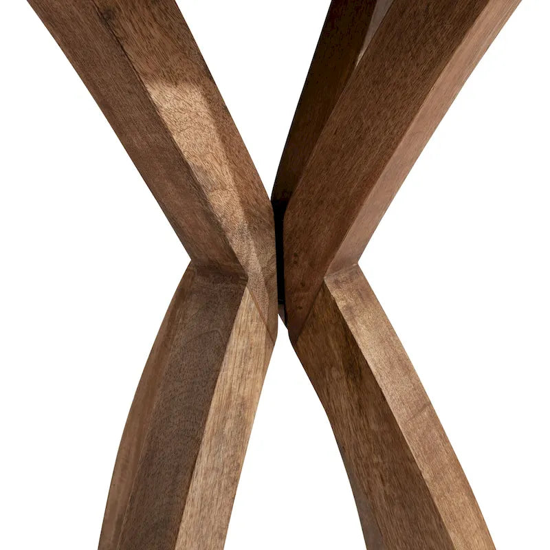 Table d'appoint ronde en bois