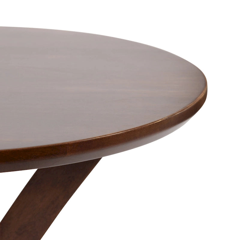 Table d'appoint ronde en bois