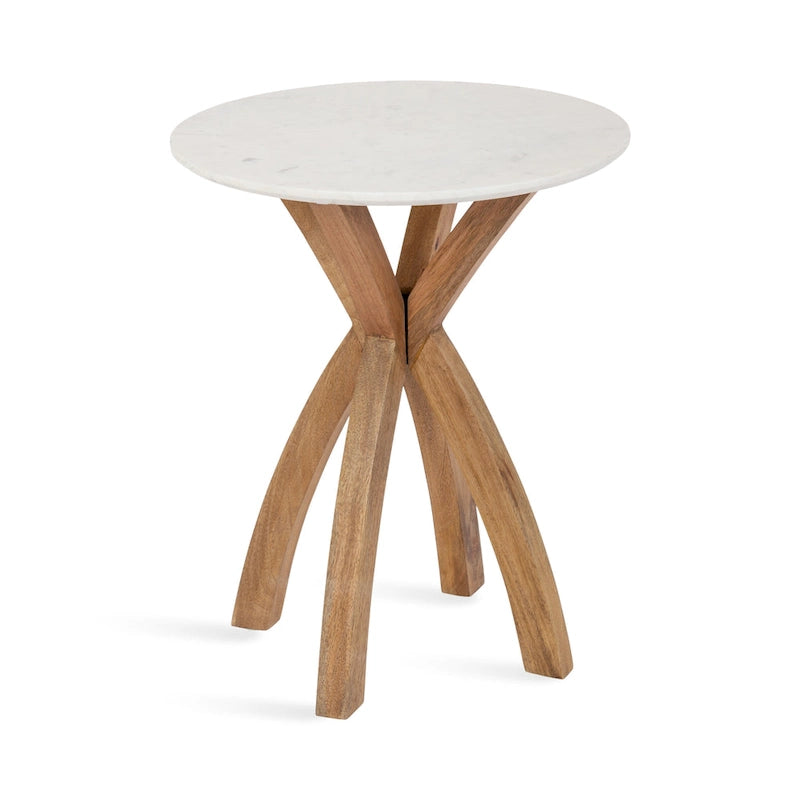 Table d'appoint ronde en bois