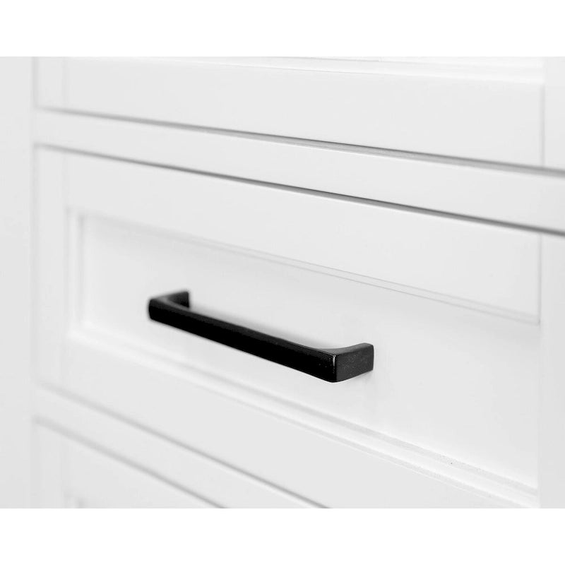 Vaisselier moderne en bois avec portes et bureau, vaisselier de rangement et crédence, rangement de bureau, entièrement assemblé, blanc