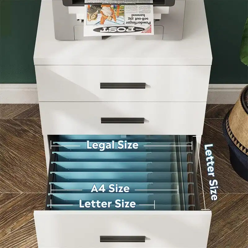 Classeur 3 tiroirs - 15,4P x 18,5L x 25,6H