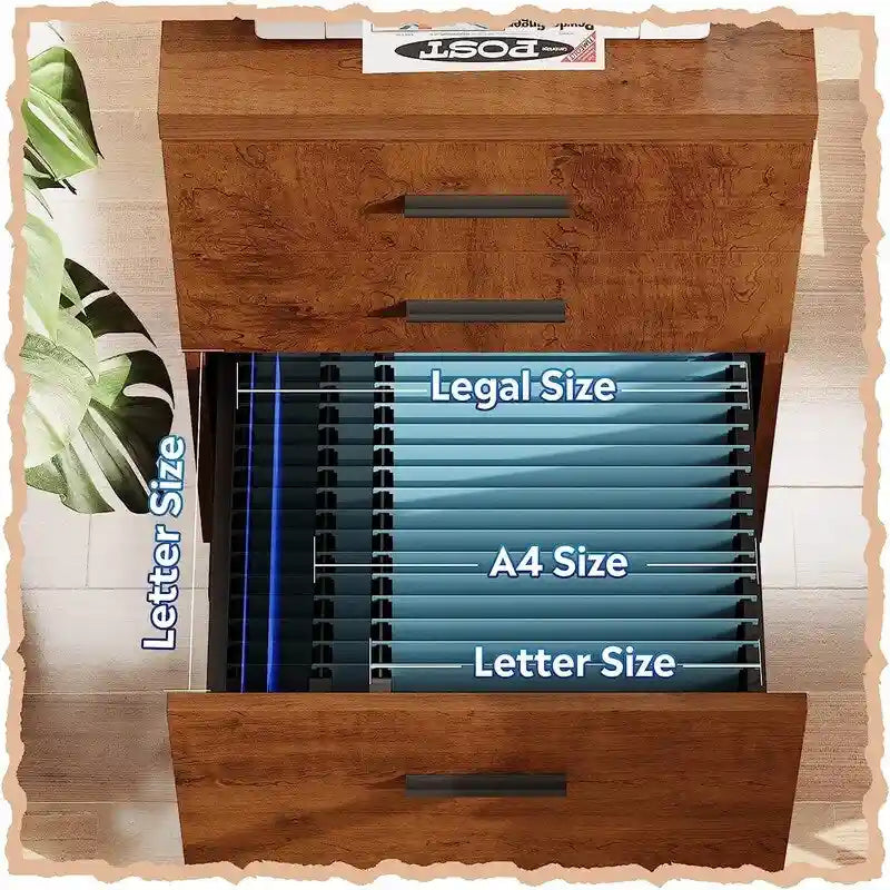 Classeur 3 tiroirs - 15,4P x 18,5L x 25,6H